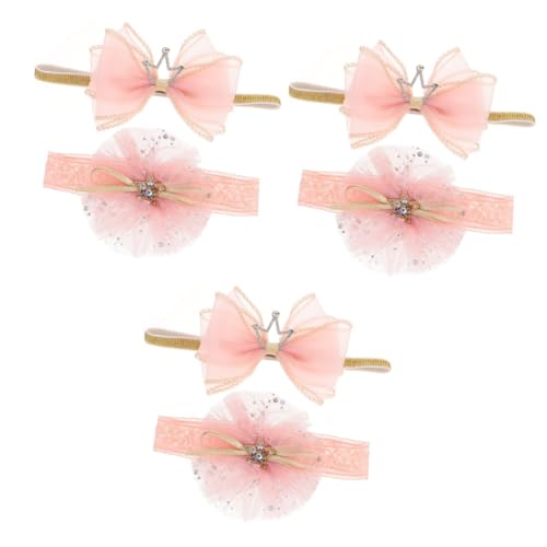 Toyvian 6 Stk Krone Haarschmuck Stirnband Haarschmuck für Kleinkinder Haarbänder für Kleinkinder stirnbänder hair accessories for Haargummi Haarband -Kronen-Stirnband Foto von Toyvian