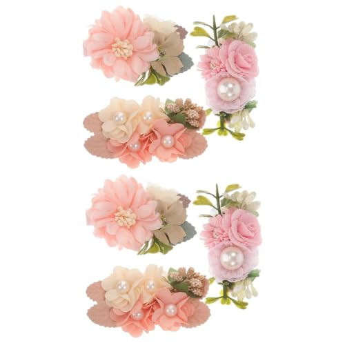 Toyvian 6 Stk florale Haarspange kinder haarspangen haarspange kinder Blumen-Haarspangen kleinkindclips Geschenke Haarnadel kleine Haarspangen für Mädchen Haarschmuck für kleine Mädchen von Toyvian