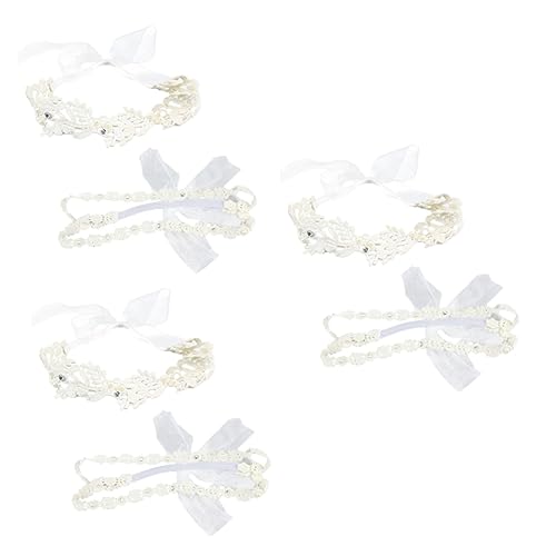 Toyvian 6 Stk Spitzen-baby-bogen-stirnband Kleinkinderkopftuch Für Mädchen Foto Requisiten Kopfschmuck Spitzenstirnbänder Für Babys Baby Kopfschmuck Baumwollfaden Haar Kleine von Toyvian