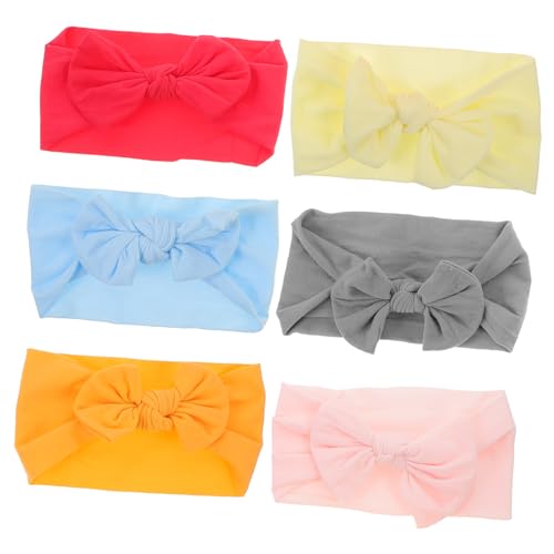 Toyvian 6 Stück Haarbänder mit Niedlichem Schleifen Design Elastische Kopfbedeckungen für Accessoires für Besondere Anlässe Langlebig von Toyvian