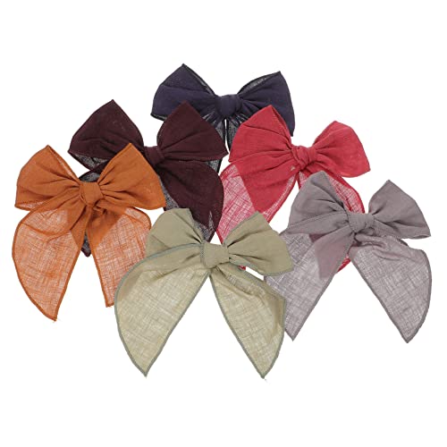 Toyvian 6stücke Teiliges Große Stoffhaarbögen Für Frauen Vintage Haarclips Mit Eleganten Schleifen Für Besondere Anlässe Und Alltag Langlebig Und Modisch von Toyvian