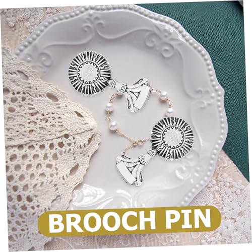 Toyvian 6 Stück Metall Anstecknadeln Silber Kommunion Kreuz Broschen Vielseitig für Kleidung Rucksäcke Krawatten Einfach zu Befestigen Schont Textilien für Festliche Anlässe von Toyvian