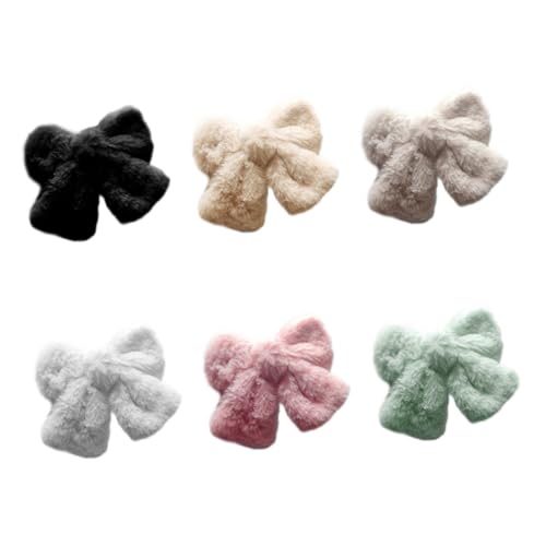 Toyvian 6 Stück Teiliges Große Plüsch Schleifen Haarklammern Weiche Haarschmuck für Frauen Mädchen Haarspangen Vielseitig für Alltag und Party Toyvian 6 Stück Teiliges Große Plüsch Schleifen Haarklammern Weiche Haarschmuck für Frauen Mädchen Haarspangen Vielseitig für Alltag und Party von Toyvian