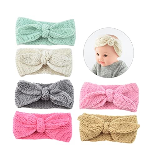 Toyvian 6-teiliges Strick- Und Häkel-stirnband-set Für Mädchen Jungen Und Mädchen Warmer Turban Schleifen-detail von Toyvian