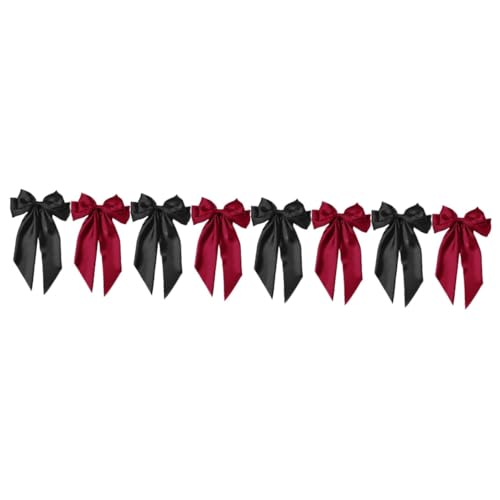 Toyvian 8 Stk Schmetterling Haarspange Kopfschmuck Haar Klammern Haarklammer Mädchen Haarschleifen Haarbänder für Frauen Haarnadel Tiara Band für Haare rote Haarschleife Feder von Toyvian