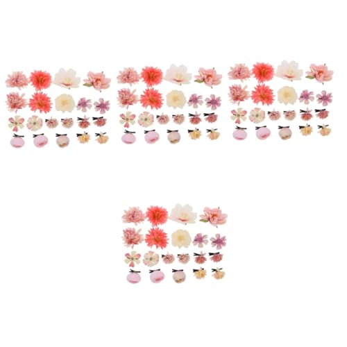 Toyvian 84 Stk Haarnadel Haarspange Tiara für die Hochzeit der Braut flower hair clips blumenhaarklammer haarschmuck Haarspangen Blumenclips für das Haar Haarblumen die Blumen von Toyvian