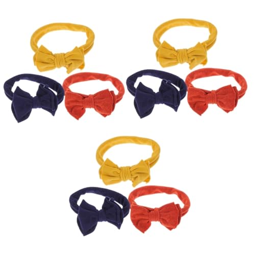 Toyvian 9 Stk -Stirnband kinder haargummis kinder haarschmuck weihnachts haarreif Party-Haarschmuck Blumenstirnbänder für Babys Anmut Stirnband Dekorationen Kopfbedeckung Kleine Nylon von Toyvian