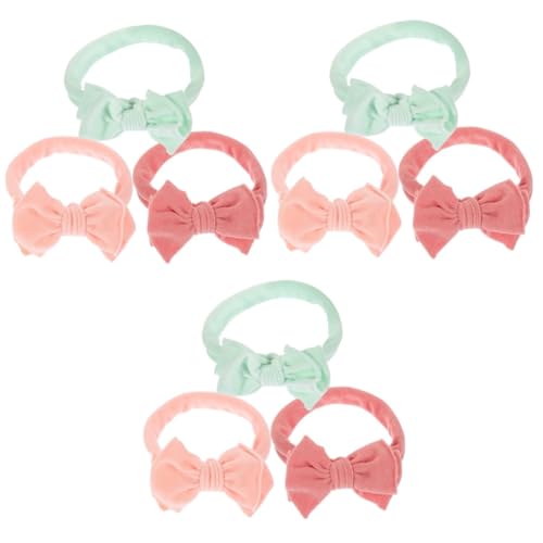 Toyvian 9 Stk -Stirnband kinder haarschmuck hair accessories Stirnbänder für die Babyparty kreativer Kopfschmuck so weich Stirnband Dekorationen Kopfbedeckung Kleine Nylon von Toyvian