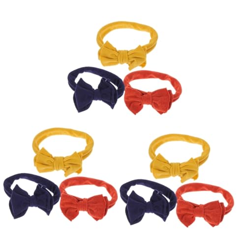 Toyvian 9 Stk Baby-stirnband Haarband Haarschmuck Bowknot-haarbänder Stirnbänder Für Die Babyparty Bequemer Babykopfschmuck Kinder Haar Tragen Baby Stirnbänder Kleine Foto Nylon So Weich von Toyvian