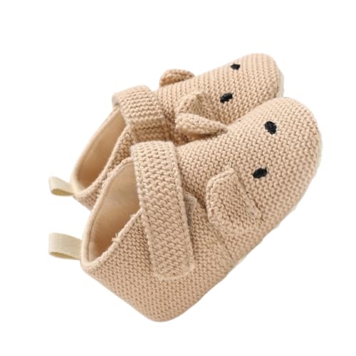 Toyvian Babyschuhe Sanft Sohle Atmungsaktiv Warm Rutschfest Indoor Lauflernschuhe für Mädchen Jungen Herbst Praktische Junge Mädchen Hausschuhe von Toyvian