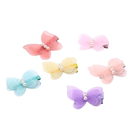 Toyvian Schickes Bb-clip-haarnadel-set – 8-teilige Geformte Haarnadel Mit Chiffon-schleife Modisch Für Mädchen Und Kleinkinder von Toyvian