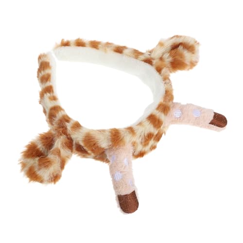 Toyvian Lustiges Giraffen-stirnband Niedlicher Cartoon-haarreifen Plüsch Für Partys Cosplay Und Alltag Kawaii Tierohren Haarschmuck Für Erwachsene von Toyvian