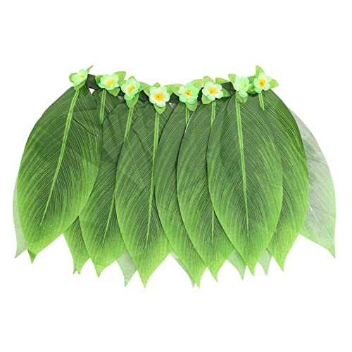 Toyvian Blattrock Grasrock Kostüm Hawaii-Hula-Rock Halloween kostüm Halloween Costume Kleider Kleidung praktisches Kostüm Performance-Kleid bilden schmücken Spiel Requisiten Hula-Tanz von Toyvian