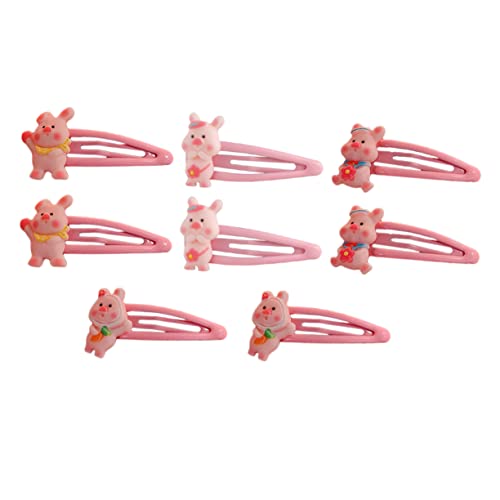 Toyvian 8st Seitenclip Weihnachtsstrumpffüller Mädchen Haarnadel Haarklammer Tierhaarnadel Blumenhaar Keine Haarspangen Süßes Haar Baby Erdfarben Erröten Acryl von Toyvian