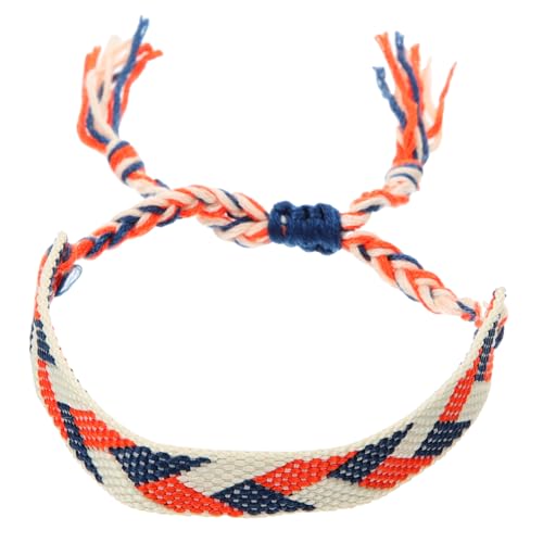 Toyvian Boho Stil Armband Damen Verstellbares Freundschaftsarmband Geflochtenes Seil Armband Ethno Design Handgefertigt Robust Komfortabel von Toyvian