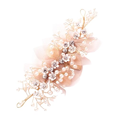 Toyvian Braut Haaraccessoire Mit Blütenkranz Elegante Haarband Für Hochzeiten Gartenfeiern Und Besondere Anlässe Handgefertigtes Romantisches Headpiece Für Bräute Und Brautjungfern von Toyvian