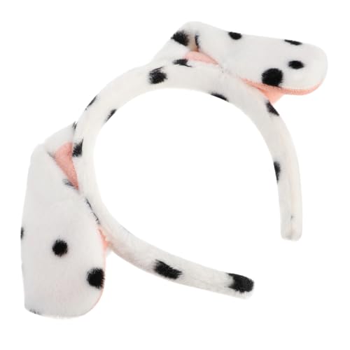 Toyvian Cartoon Hundeohren Stirnband aus Weiß Niedliches Haarreif Cosplay Accessoire für Erwachsene Langlebig und Angenehm für Kostümpartys und Kreative Fotorequisiten von Toyvian