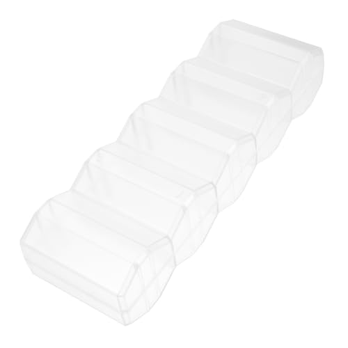 Toyvian Chip-Box Sammelkartenständer-Display Verschleißfester Pokerchiphalter Hängeschrank-Organizer Tür Spiele Inhaber Pokertisch Blockierung Visitenkartenständer Handel P.s Transparent von Toyvian