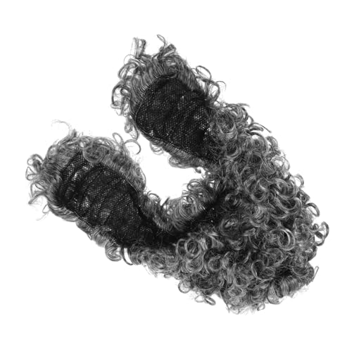 Toyvian Kolonialperücke Für Männer Lange Gewellte Graue Perücke Cosplay-perücke Für Halloween-verkleidungsparty Historische Anwaltsperücke Aus Synthetischen Fasern von Toyvian