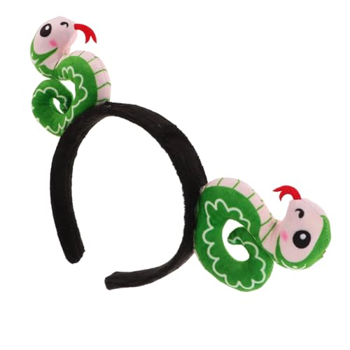 Toyvian Cute Cartoon Plüsch Schlange Haarband Für Chinesische Neujahr Leichtes Und Festliches Accessoire Für Feiern Für Damen Und Herren Aus Weichem Material Mit Stabilem Halt von Toyvian