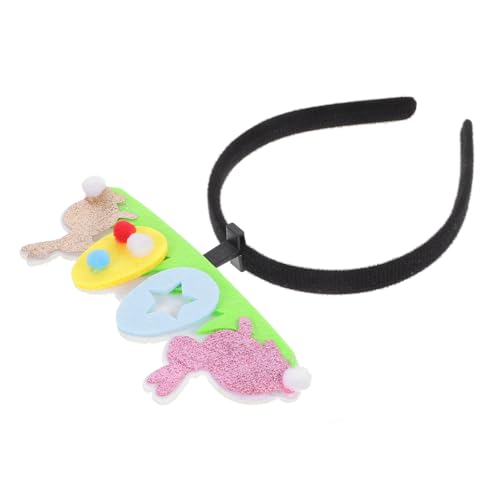 Toyvian Easter Headband Mit Niedlichen Hasenohren Und Bunten Eiern Verstellbar Für Mädchen Haaraccessoires Für Ostern Und Partys Leicht Und Angenehm Zu Tragen von Toyvian