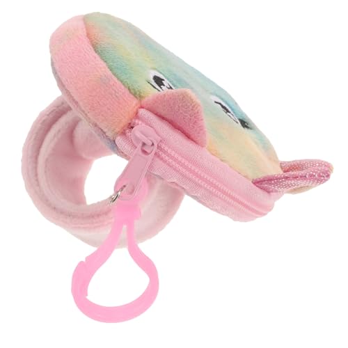 Toyvian Einhorn-Sprengring Stofftier Einhorn Umarmungen Mädchenspielzeug Plüschfigur Spielzeug Schlagarmbänder für Kinder Wunderschöne Slap-Armbänder mit Münztüten Schüttgut Geschenk Puppe von Toyvian