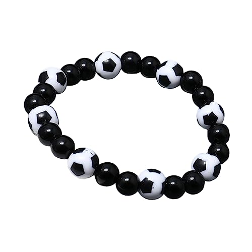 Toyvian Fußballarmband Herren Perlenarmband Fußball Sportliches Für Männer Modisches Männerarmband Für Fußballfans von Toyvian