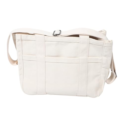 Toyvian Große Canvas Mom Tote Bag für Frauen Vielseitige Wickeltasche mit Vielen Fächern Geräumige Freizeit Tasche Stilvoll als Schulter Hand und Umhängetasche Geeignet für Mütter und von Toyvian