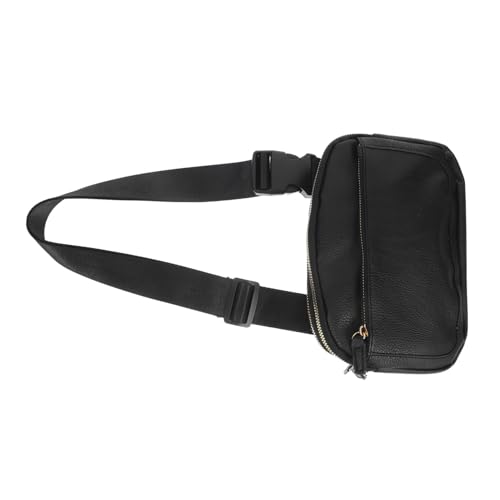 Toyvian Hüfttasche Aus Pu Für Damen Tragbare Gürteltasche Mit Verstellbarem Riemen Für Reisen Laufen Und Freizeitgebrauch Großzügige Kapazität Kratzfest Metalldetails von Toyvian