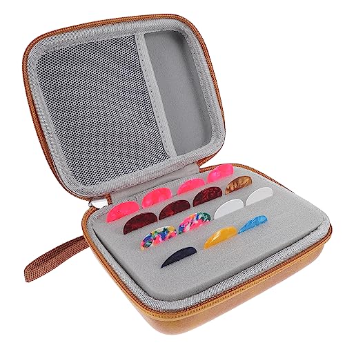 Toyvian Guitar Pick Holder Organizer Mit Zufälligen Picks Robuste Und Leichte Aufbewahrungstasche Für Akustische Und Elektrische Gitarren Für Musiker Und Geschenkideen von Toyvian