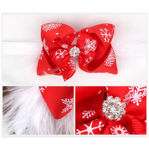 Toyvian Baby-Weihnachts-Stirnband Haarbänder Bowknot-stirnband Für Kinder Haarschmuck Baby Weihnachten Baby Mädchen Bowknot Stirnband von Toyvian