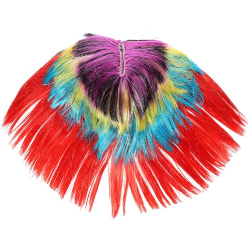 Toyvian Bunte Perücken Modische Partyperücken Aus Kunsthaar Bezaubernde Cosplay-perücken Als Kopfschmuck Für Maskeraden Und Urlaub Lustig von Toyvian