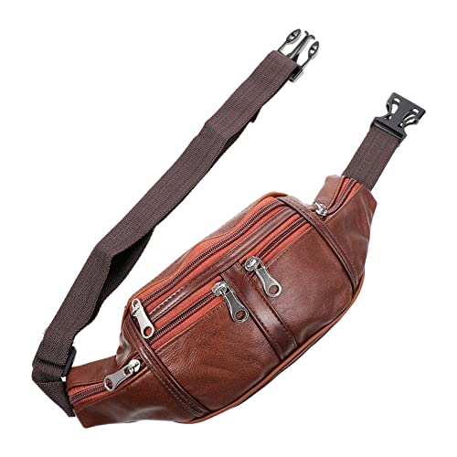 Toyvian Herren-gürteltasche Outdoor-gürteltasche Anti-Verlust- Aufbewahrungshalter Telefonbehälter Aus Hochwertigem Pu-Material Für Wandern Camping Laufen Reisen von Toyvian