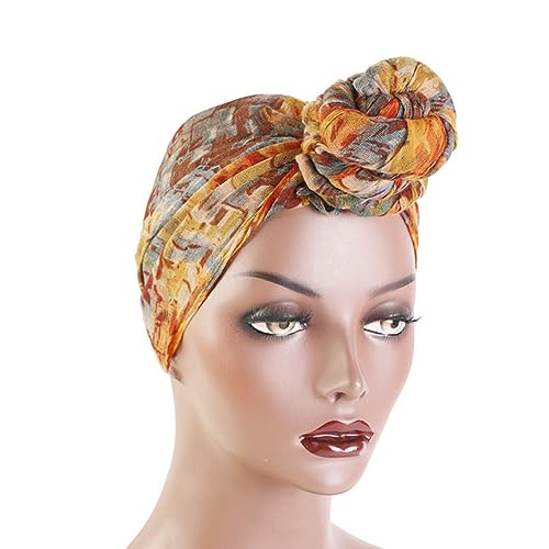 Toyvian Hut für Frauen schal Haartaschentücher für Damen Hüte für Frauen Knoten Headwrap-Kappe weicher Hut gegen Haarausfall geknoteter Hut frauen kopftuch Turban-Mütze Schleier Turban-Hut von Toyvian