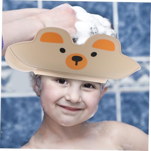 Toyvian Junge Mädchen-badehaube Wasserdichte Haarhaube Junge Mädchen-shampoo-haube Elastisches Design Leichtes Material Ohrenschutz Augen Und Ohrenschutz Cartoon-design Täglicher von Toyvian