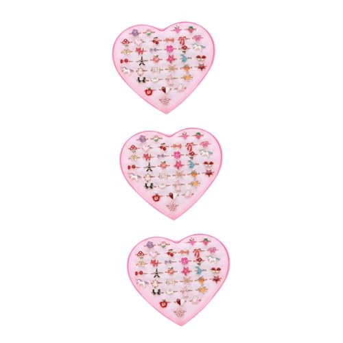 Toyvian Kinderringe Mädchen 108 Stk Ringe Schmuck Kind Mädchen Diamantringe Für Kinder von Toyvian