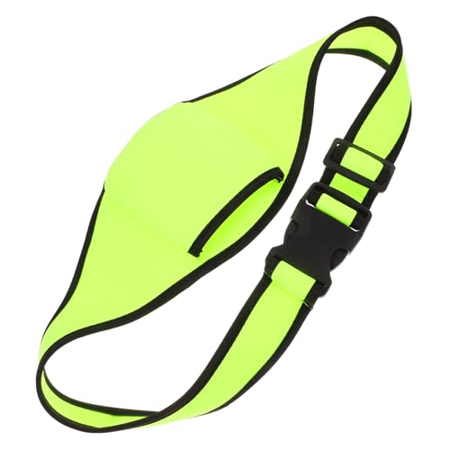 Toyvian Laufende Bauchtasche Gürtel Mikrofonhalter Riementasche Taille BH Bügellos Handtasche Rückenbandage Trainer-mikrofontasche Mikrofontasche Für Fitnesstrainer Green Flickenstoff von Toyvian