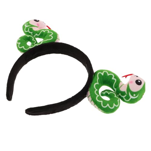 Toyvian Schlangen-stirnband Aus Plüsch Kreativer Haarschmuck Im Nationalstil Haaraccessoire Mit Schlangenmotiv Weiches Stirnband Für Festivals Und Anlässe von Toyvian