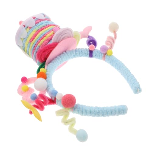 Toyvian Mädchen Geburtstags-stirnband Mit Künstlerischem Design Festliches Haaraccessoire Für Partys Foto-requisiten Und Unvergessliche Momente Bei Feiern von Toyvian