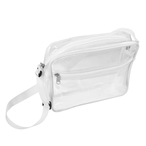 Toyvian Make-up-umhängetasche Klarsichttaschen Für Frauen Tragbare Handtasche Outdoor-Tragetasche Schulter Reisen Mode-Make-up-Tasche Reise -Make -up -Tasche Klein Weiß PVC Toyvian Make-up-umhängetasche Klarsichttaschen Für Frauen Tragbare Handtasche Outdoor-Tragetasche Schulter Reisen Mode-Make-up-Tasche Reise -Make -up -Tasche Klein Weiß PVC von Toyvian