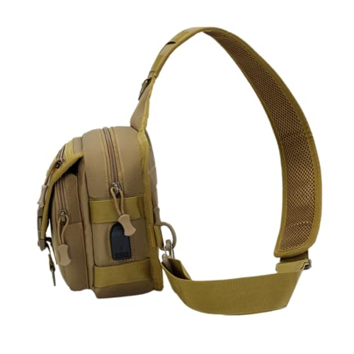 Toyvian Mehrzweck Outdoor Sling Bag Herren Damen Verschleißfest Leichte Schultertasche mit Mittlerer Kapazität für Alltag und Aktivitäten von Toyvian