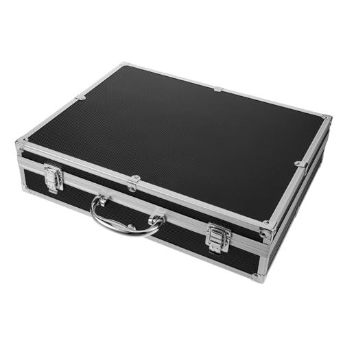 Toyvian Mikrofonhalter-Box mit Griff Tragbarer Mikrofon-Organizer-Koffer für Den Außenbereich von Toyvian
