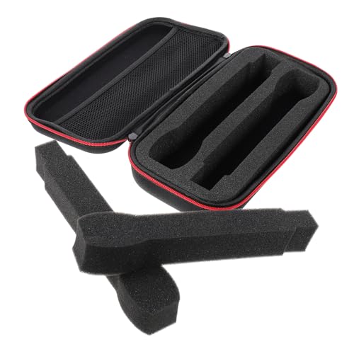Toyvian Mikrofontasche Aufbewahrungstasche Für Datenkabelmikrofone Mikrofonhalter Tasche Für USB-Kabel Verschleißfester Mikrofon-Organizer Schwarz von Toyvian