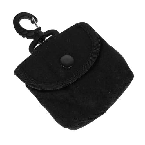 Toyvian Mini Schlüsselanhänger Tasche für Jungen Vielseitiger Schlüsselbundbeutel Oxford Münzgeldbörse und Ohrhörer Organizer für Unterwegs oder Reisen Schwarz von Toyvian