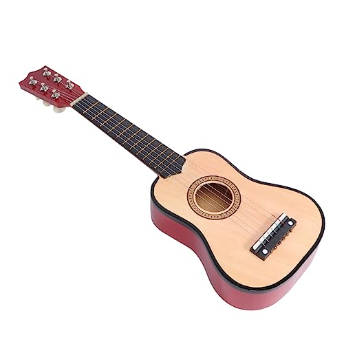 Toyvian Mini-Gitarren-Musical Anfängergitarre Für Kinder Akustikgitarren Für Kinder Mini-Ukulele Kinder Süße Gitarre Ukulele Für Kinder-anfänger 4-saitige Nylonschnur Klein Hölzern Student von Toyvian