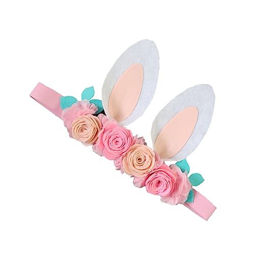 Toyvian Osterkopfschmuck Blumenstirnband Stirnbänder für Kleinkinder Blumenkopfbedeckungen Osterkörbchenfüller haarschmuck Ostern Stirnband Osterstirnband für Kinder Hase schmücken Baby von Toyvian