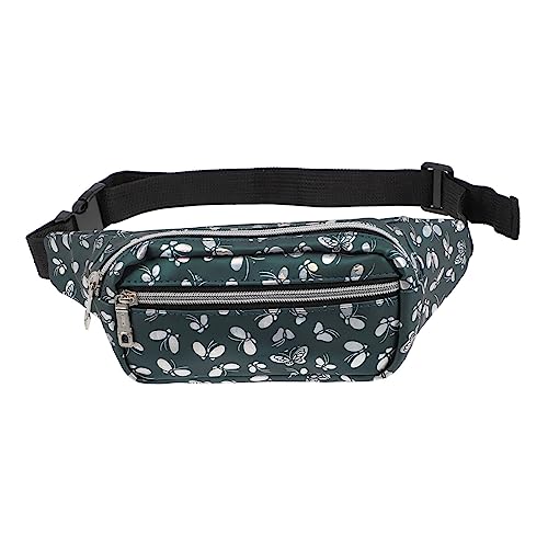 Toyvian Pack Fahrradbeutel Taschen Für Frauen Klein Taille Die Hüfte Reisen Gürteltasche Für Den Sport Tragbare Hüfttasche Fanny Hüfttasche Für Damen Bauchtasche Pu Green von Toyvian