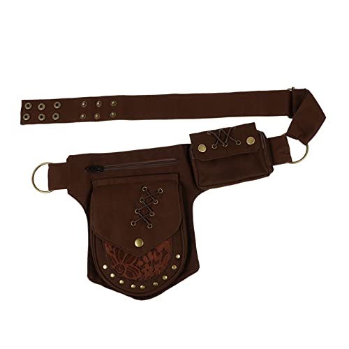 Toyvian Handy-taillentasche Aus Baumwolle Groß Und Robust Mit Reißverschluss-Design Für Sicheren Transport Von Geld Schlüsseln Und Ausweisen Als Crossbody-Tasche Für Herren Und Damen von Toyvian