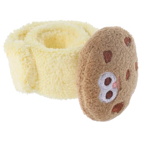 Toyvian Pat-Ring Kekse Cracker Handgelenk Waschbänder Wasserarmbänder zum Waschen des Gesichts Handgelenk-Spa-Waschband Wasser aufnehmen Armband Handtuch Gürtel waschen Korallenvlies von Toyvian