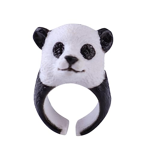 Toyvian Persönlichkeitsring Zubehör offener verstellbarer Ring Kinderringe persönliche geschenke tierische bescherung freundschaftsringe Cartoon-Ringe tierischer Fingerring Mode Schmuck 3d von Toyvian